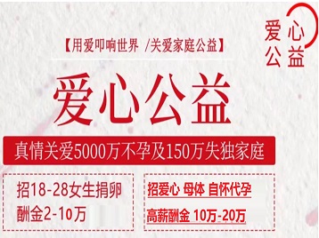 化州捐卵助孕生子 爱心志愿者招募
